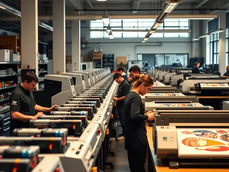 Our printing workshop with professional equipment